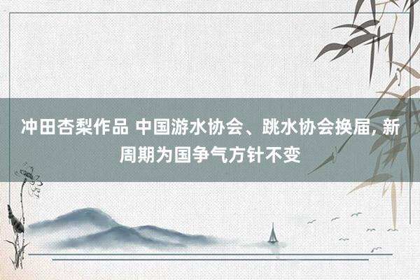 冲田杏梨作品 中国游水协会、跳水协会换届, 新周期为国争气方针不变